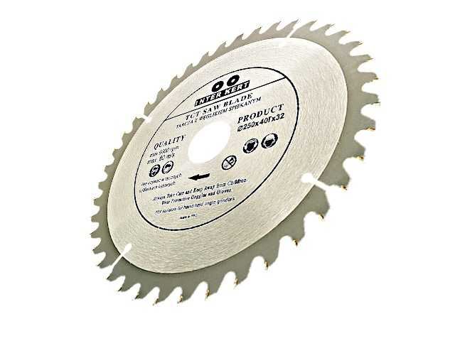 Tarcza Piła do cięcia drewna drzewa WIDIA WIDIOWA INTERKERT 250 x 32 30 40T