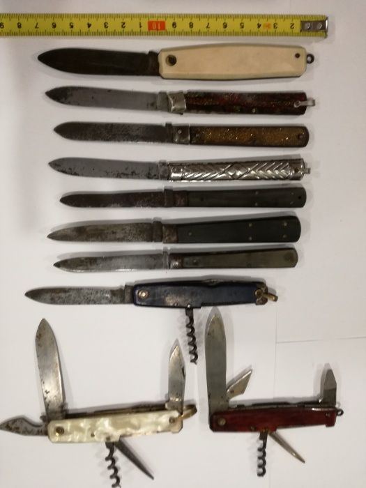 Canivetes Coleção -Lt. de 10 da Marca " PRADEL"-Preço Conjunto