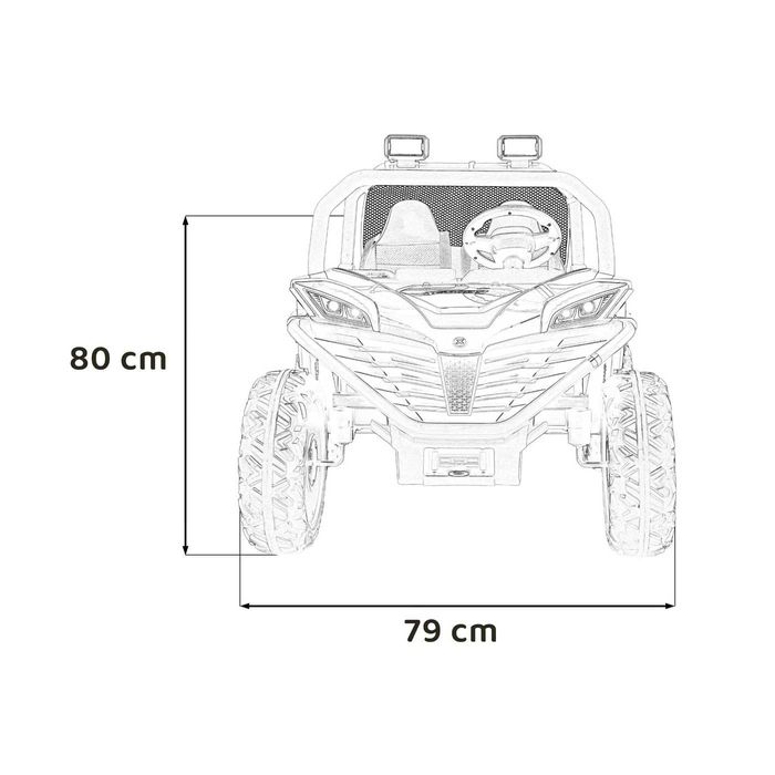 Samochód Jeep Buggy FASTER na akumulator dla dzieci