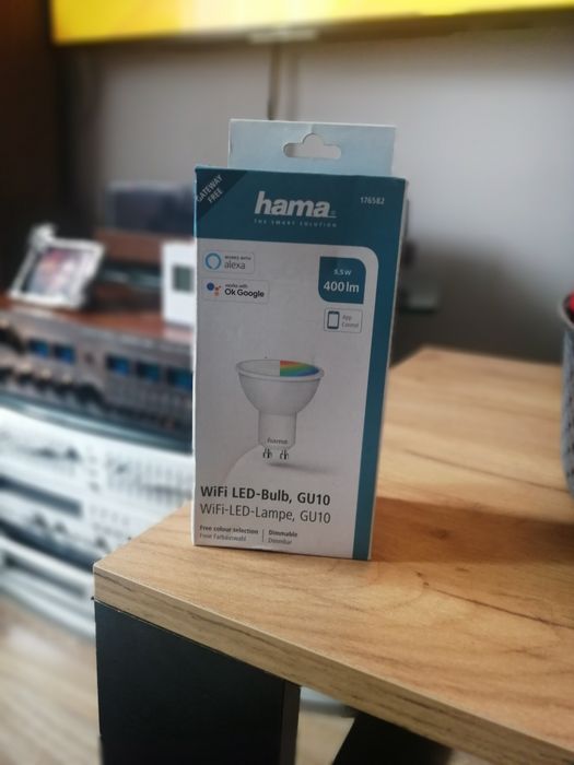 Żarówka Gu10 RGB wi fi HAMA