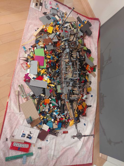 Klocki cobi itp. Statek piraci z karaibów, rózne klocki ok. 5, 2 kg