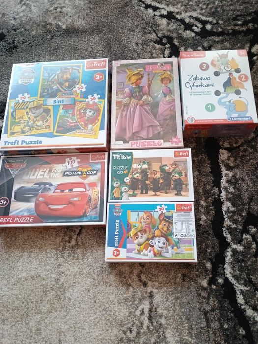 Sprzedam nowe puzzle oryginalnie zamknięte nieużywane