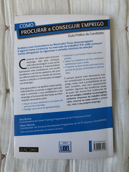 Livro "Como Procurar e Conseguir Emprego" - Guia Prático do Candidato