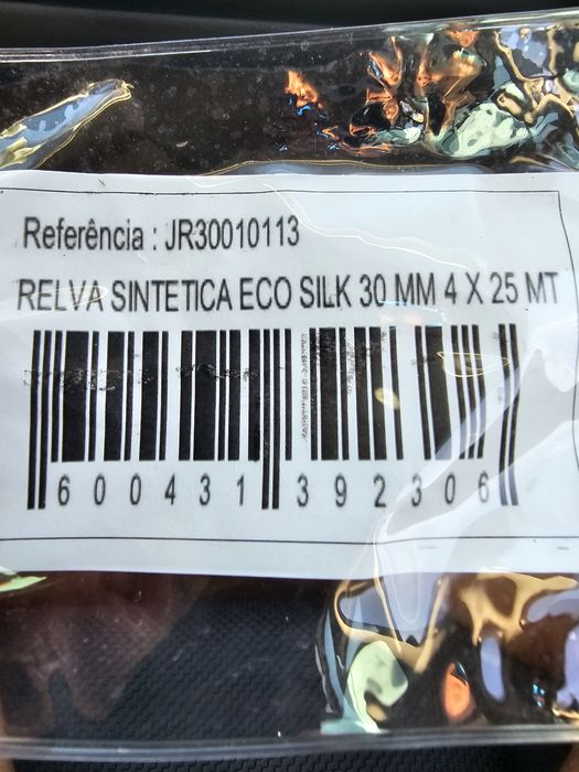 Relva Sitética Eco Silk 30mm x 4m x 11.3m