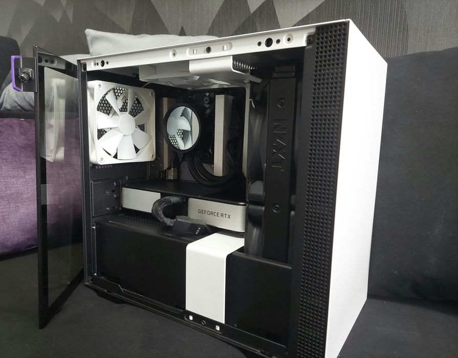 Ігровий комп'ютер Ryzen 7500F, 32GbDDR5, RTX3060Ti, 1TbSSD біло-чорний