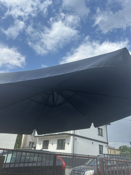 Parasol ogrodowy granatowy