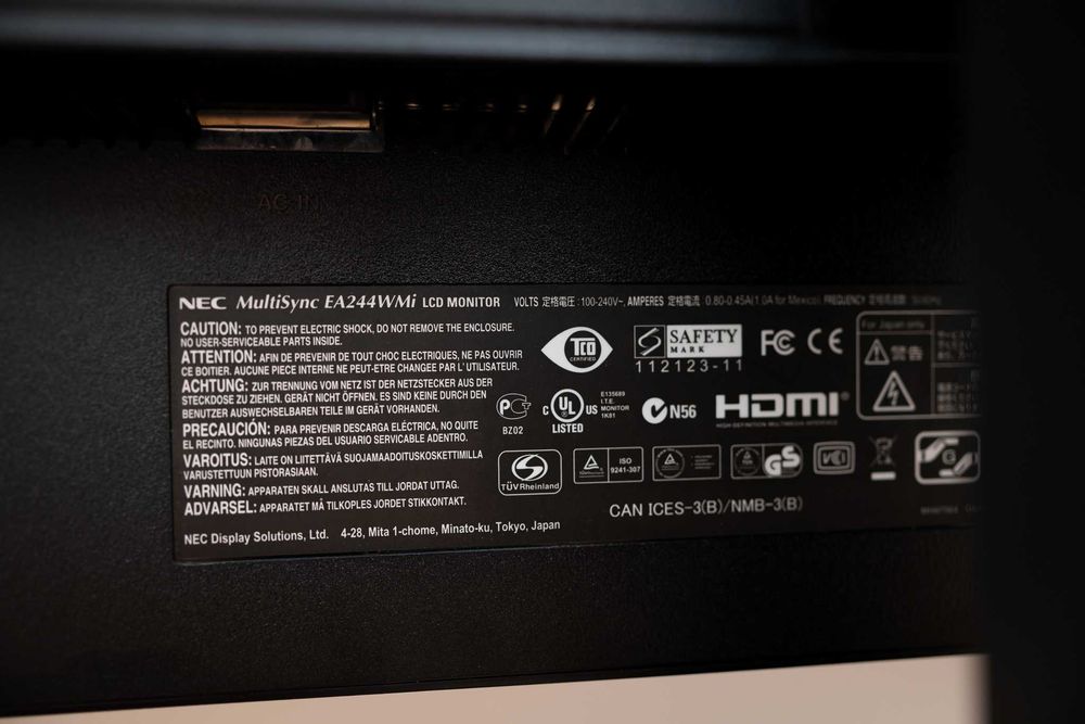 Monitor NEC EA244WMi