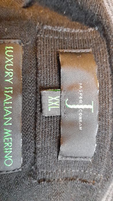 Sweter 100% MERINO XXL czarny