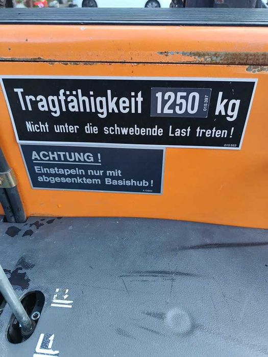Wózek paletowy elektryczny WAGNER  EGV 1250