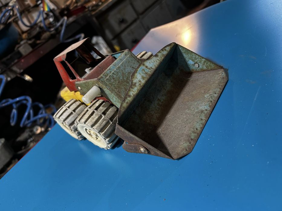 Трактор - погрузчик , игрушка СССР