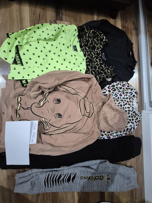 Zestaw ubrań dla dziewczynki rozmiar 134-140