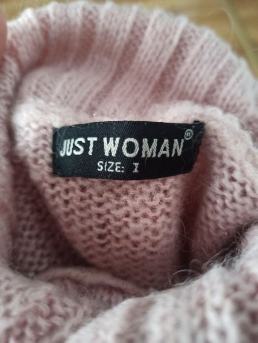 Sweter Just Woman mohair i owcza wełna r. M