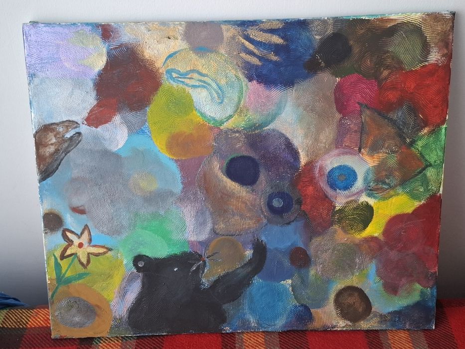 Obraz Abstrakcja | Oryginał Ręcznie Malowany | Modern Art | Akryl