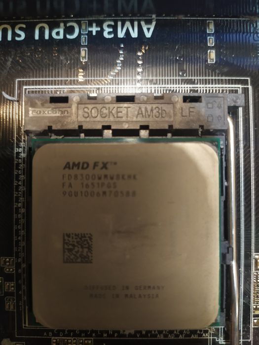 Комплект АМ3+материнка,проц,озу.