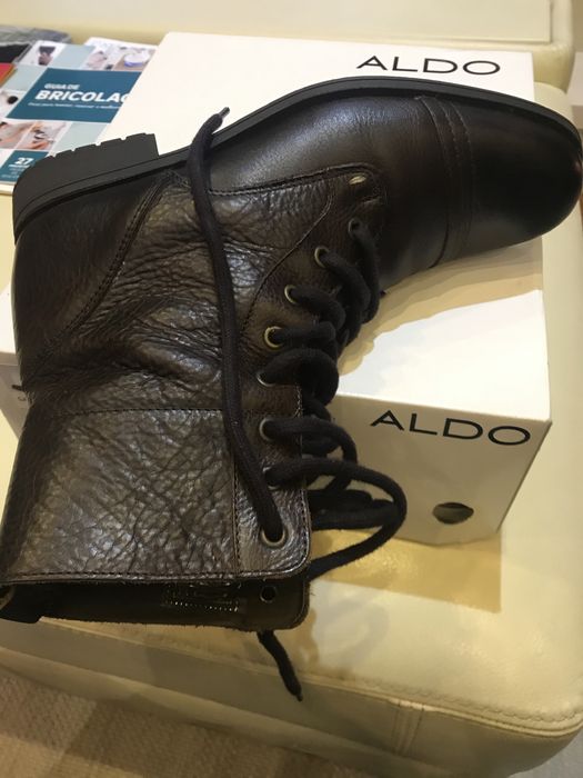 Vendo botas aldo como novas em pele