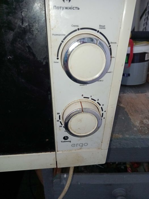 микроволновка  ergo, на запчасти