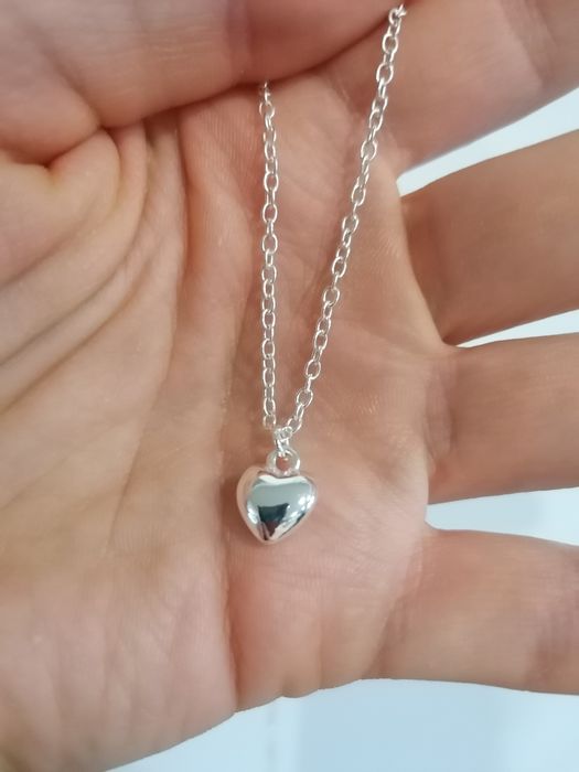 Wisiorek małe serduszko mini niby lustro