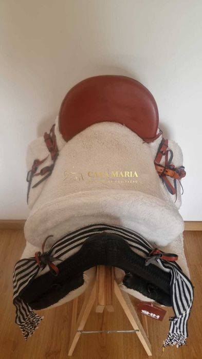 SELA MONTURA ESPANHOLA HH ERAL MISTA (EQUIPAMENTO COMPLETO) - Nova