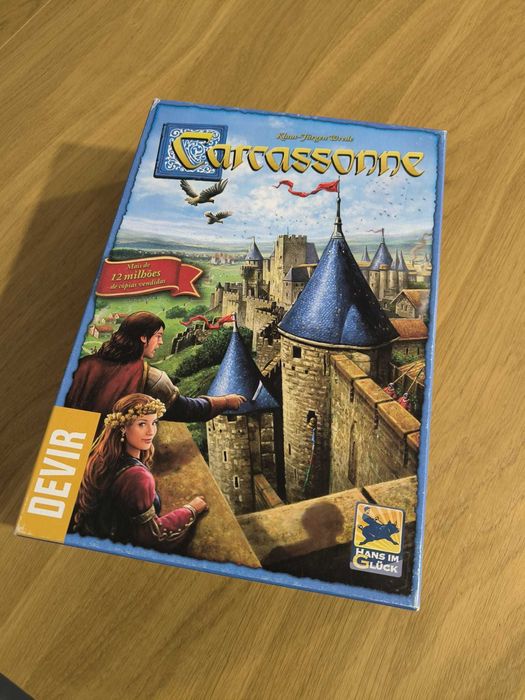 Carcassonne jogo tabuleiro