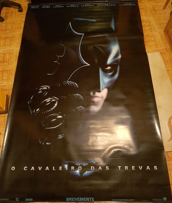 2 Pôsters de cinema do Batman -  O Cavaleiro das Trevas em vinil