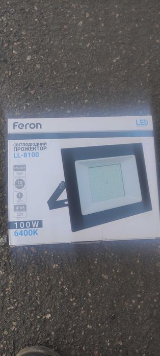 светодиодные led светильники прожекторы Feron 20вт,30,50,70,100,200вт