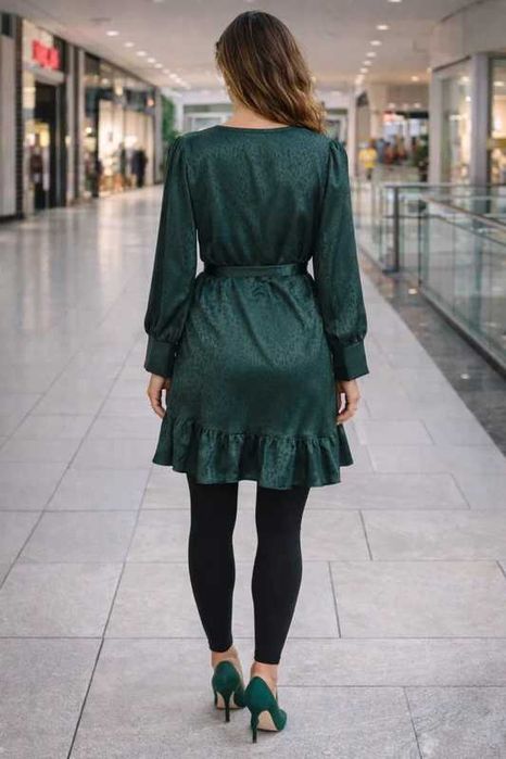 vestido de estilo wrap dress (envelope) no tamanho S/M