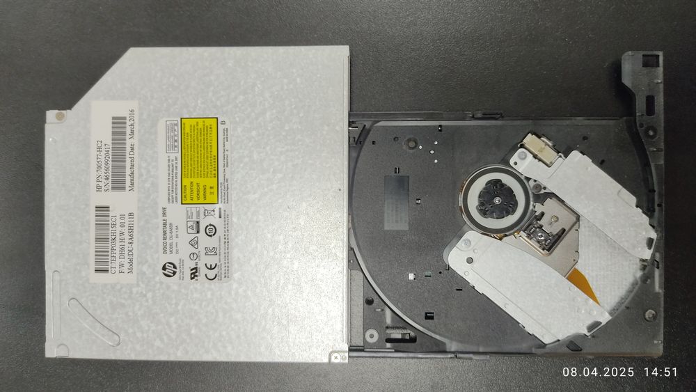 Model:DU-8A6SH111B bvb/cd rerwItable drive