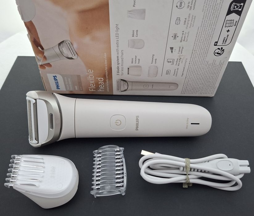 Golarka damska Philips Lady Shaver Series 6000 – Wet & Dry | Nowa!