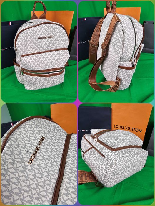 Plecak Guess duzy nowy logowany monogram Michael Kors premium