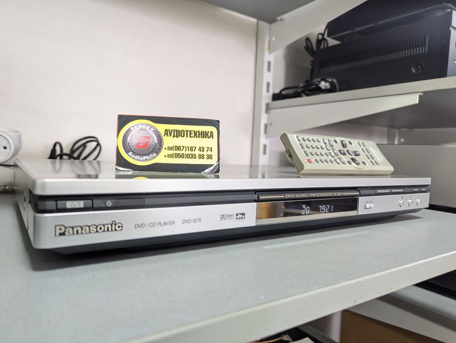 Р-в! Panasonic DVD-S75. DVD/CD/MP3. ЦАП Burr Brown