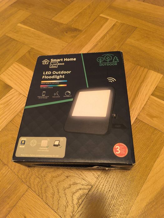 Reflektor LED ogrodowy ZigBee 30W IP65 RGB Lidl 3 szt po 99 zł nowe