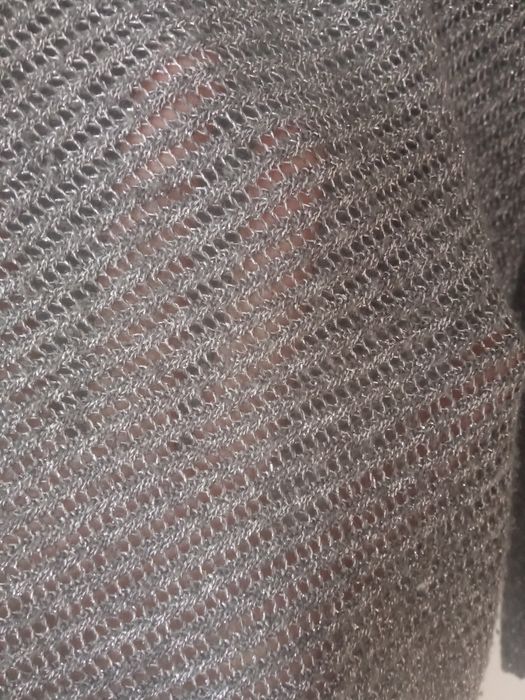 Sweter szary błyszczący M Zara