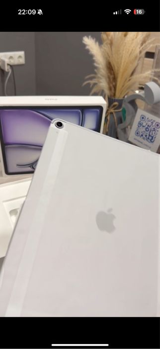 New open/box ipad air 13’ m3 128gb + LTE 1 рік гарантія