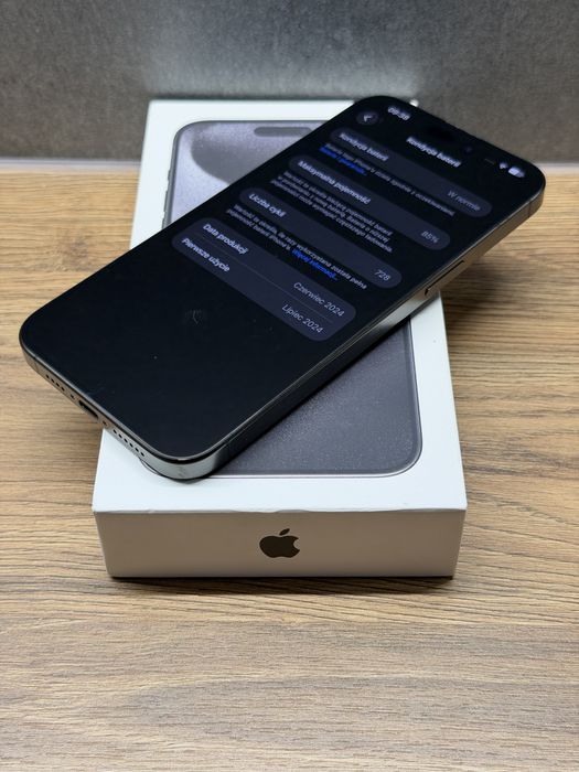 Iphone 15 Pro Max Black Titanium 256gb