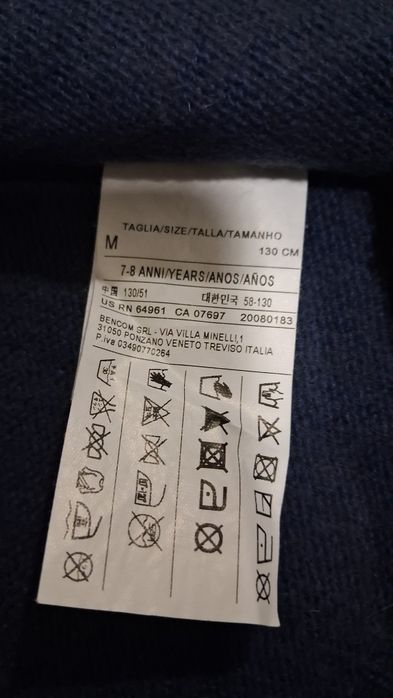 Casaco Benetton tam.7/8