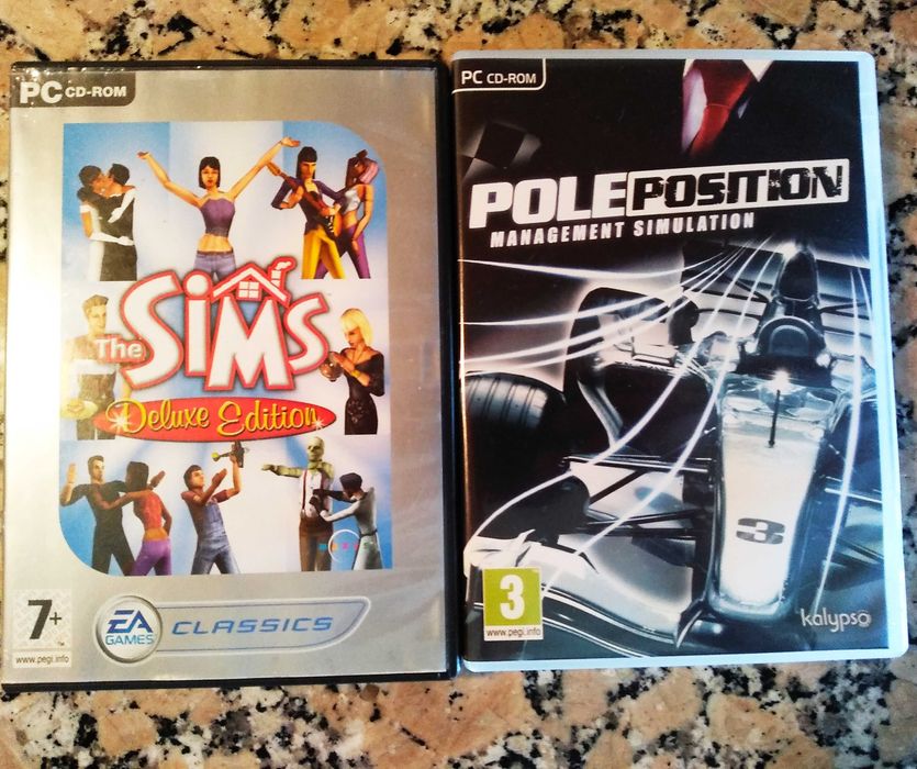 Jogos PS 2 e PC.