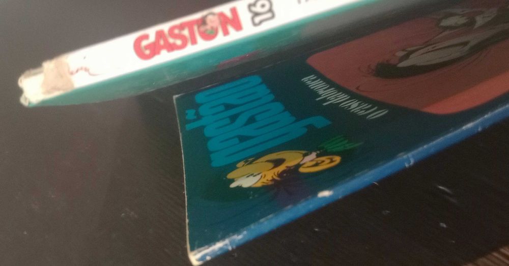 Lote 2x livros BD Gastão / Gaston