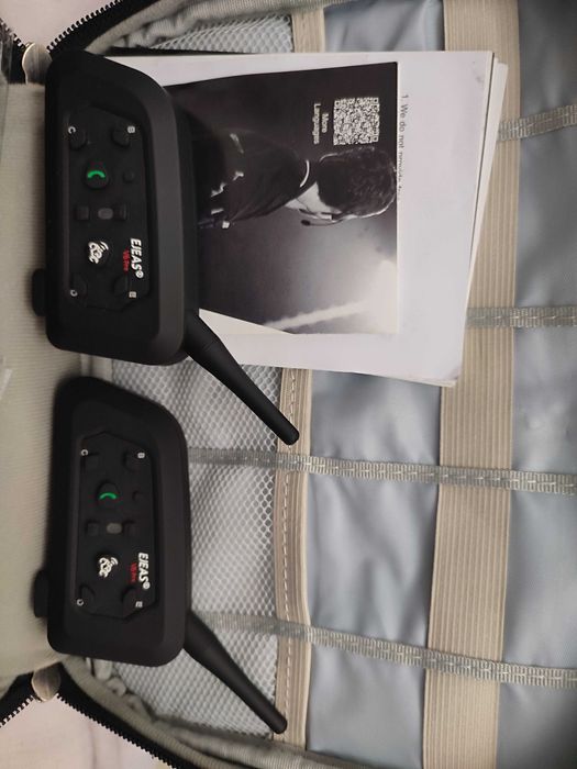2 Intercomunicadores Bluetooth EJEAS V6 Pro para arbitragem - Baixa de Preço