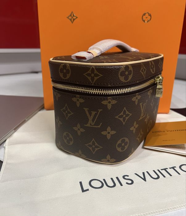 Косметичка Louis Vuitton Nice mini чип NFC Луи Виттон