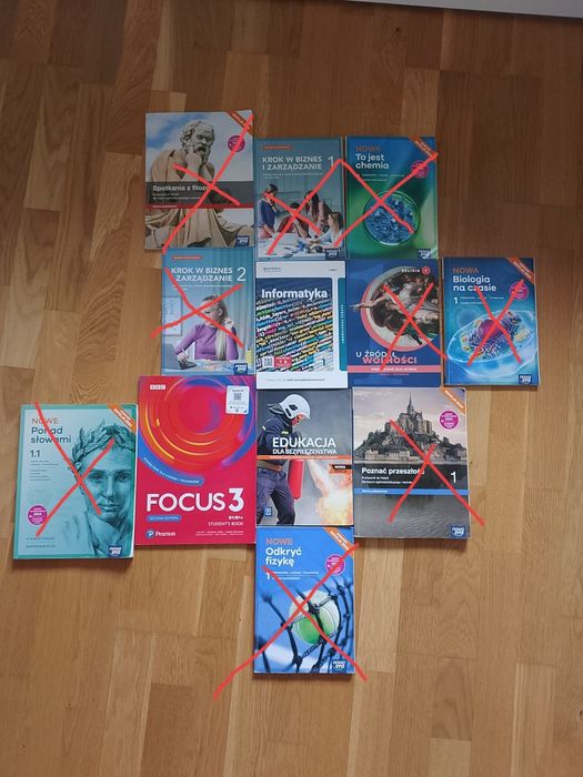Podręczniki klasa 1 liceum/technikum
