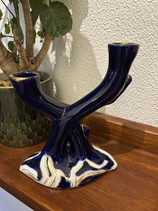 Candelabro porcelana Tremez Portugal