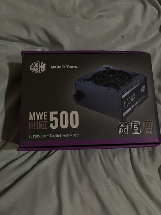 Продам блок живлення/питания cooler master mwe bronze 500