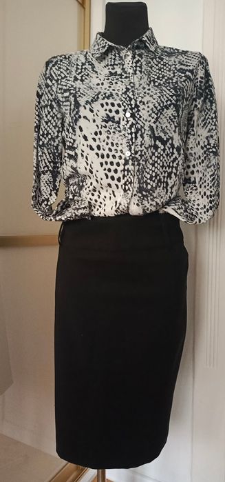 Czarna spódnica ołówkowa Morgan