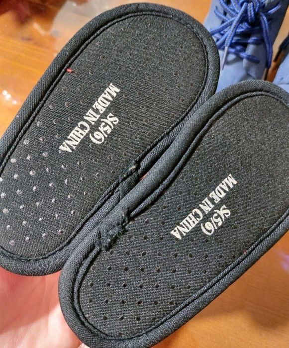 Тапочки детские красные, новые