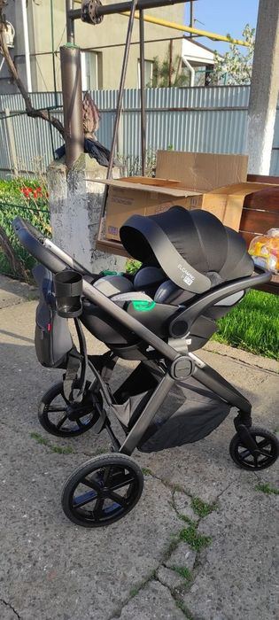 Коляска 3 в 1 Carrello Omega 2024 + автокрісло El Camino i-Fix + зимовий конверт і рукавички + в подарунок слінг