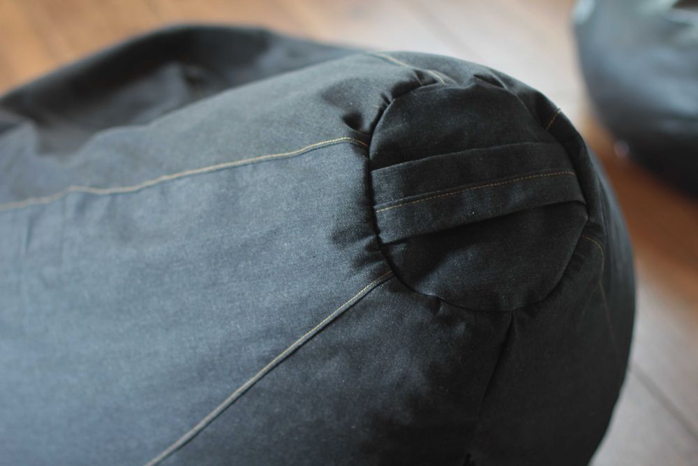 Дизайнерське  Крісло мішок,  Джинсове, XXXL Чесна ціна, є в наявності.