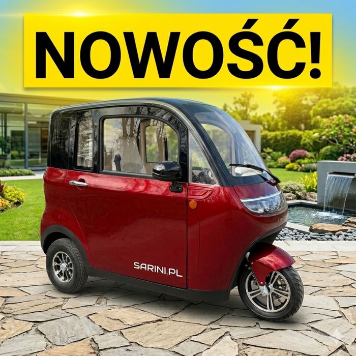Sarini Tito 2026 r l2e   na dowod osobisty ! Bez prawa jazdy trojkolowiec bike
