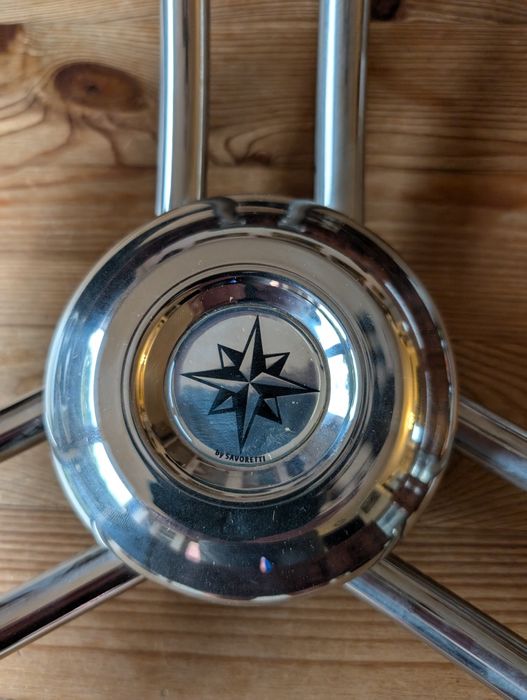 Kierowca koło sterowe do łodzi drewno