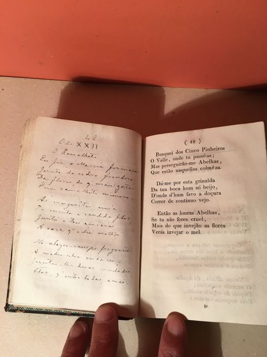 1a edição - JOSÉ AGOSTINHO de MACEDO  - A Lyra Anacreontica - 1819