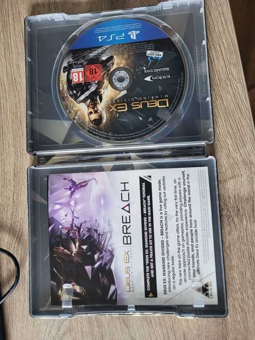 Deus Ex Mankind Divided PS4 Steelbook + gra